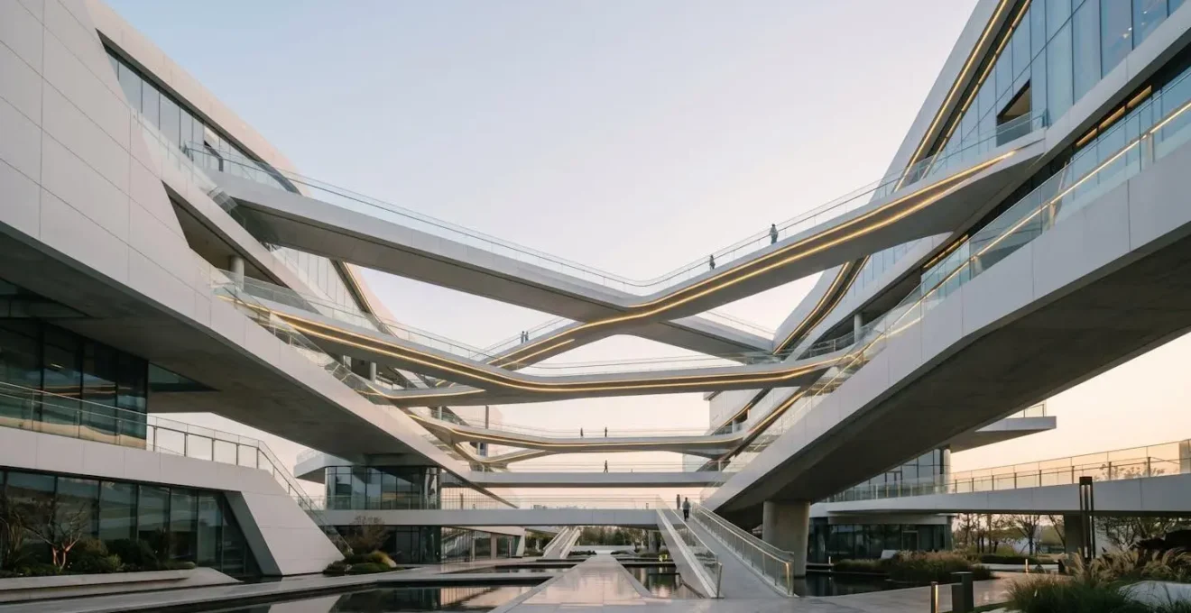 Visualisation d'une architecture de liens internes montrant le flux d'autorité entre pages piliers et contenus de niche